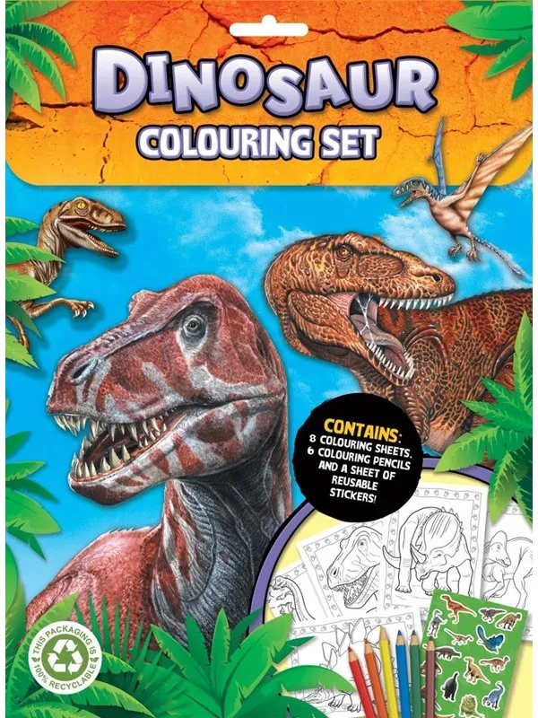 Alligator DINOSAURUS Coloring Set