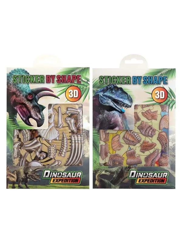 Hobby Mate STICKERS DINO by shape 3D 2 ass.