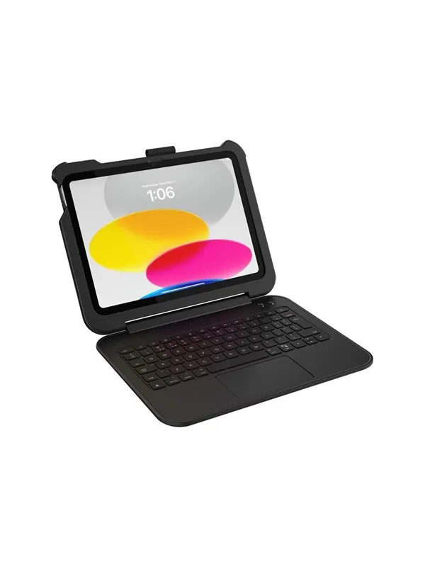 OtterBox Achiever Series Keyboard 360 - Tastatur & Foliosett - Nordisk - Svart