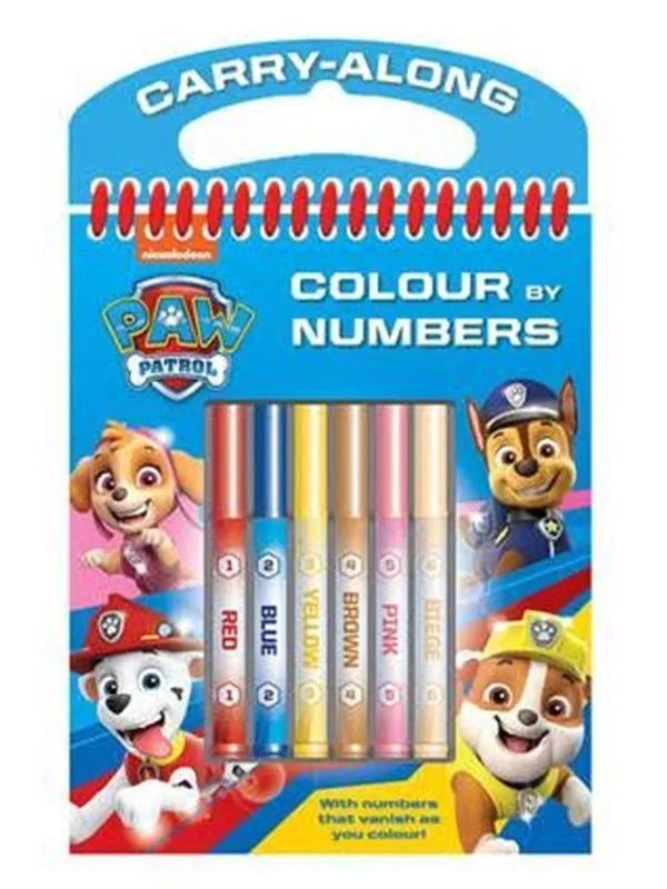 Alligator PAW PATROL Colors By Numbers Set