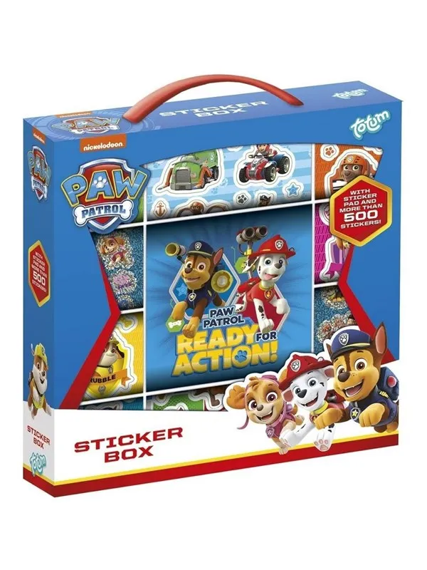 Creative Craft Group PAW PATROL Sticker Box 12R+2S+Book