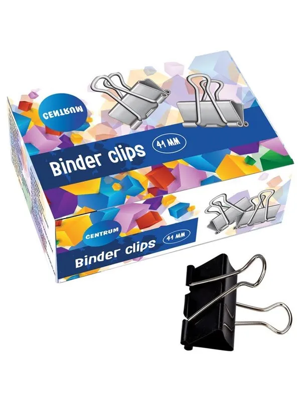 CENTRUM Foldback clamps 12 pcs. 41mm
