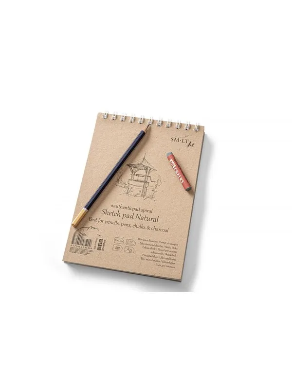 SMLT Drawing pad SKITSE NATURAL. A5. 100g.