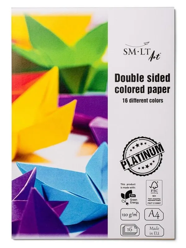 SMLT PLATINUM Colored Paper A4. 120g. 16 sheets