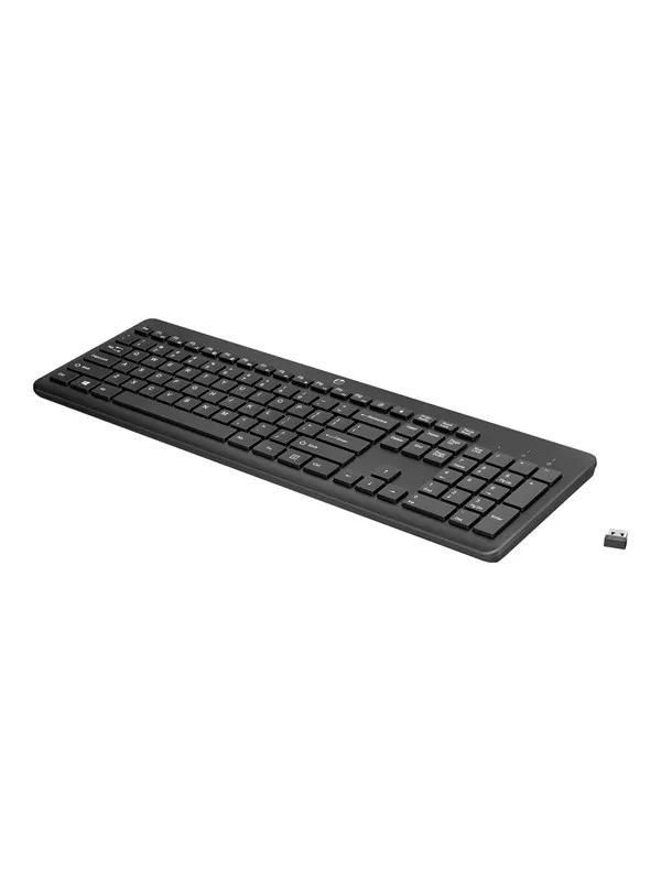 HP 230 - Tastatur - Engelsk - Svart