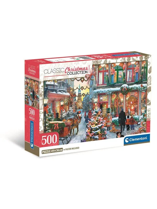 Clementoni Jigsaw Puzzle The Joy of Christmas - 500 pcs. Gulv