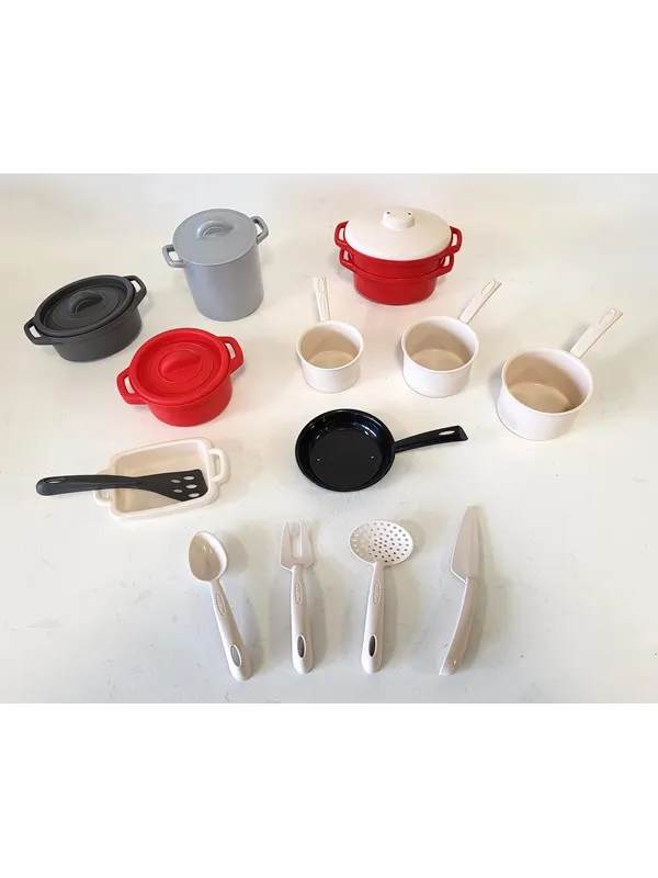 Ecoiffier 100% Chef Pans and Cookware 19dg.