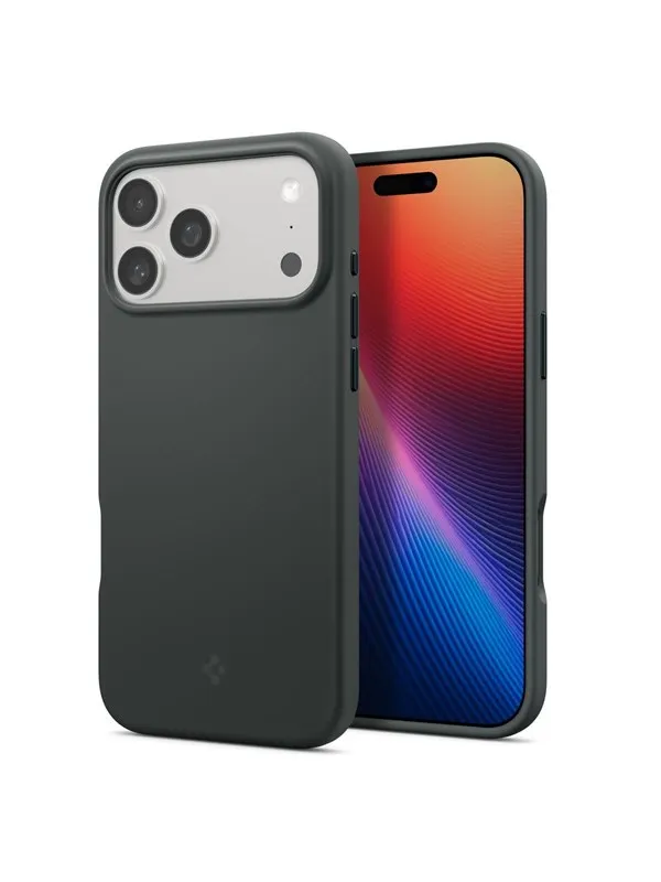 Spigen Silicone Fit MagSafe - abyss green - iPhone 17 Pro