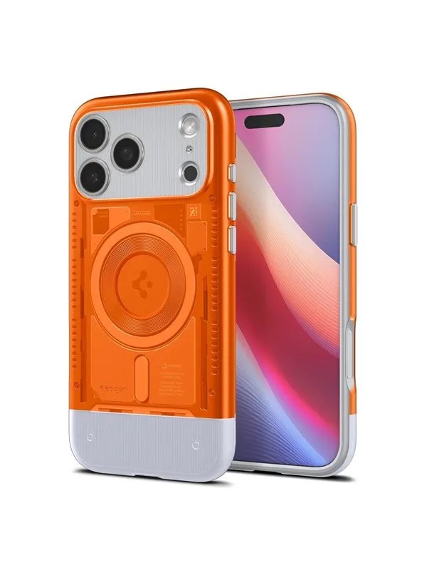 Spigen Classic C1 MagSafe - tangerine - iPhone 17 Pro Max
