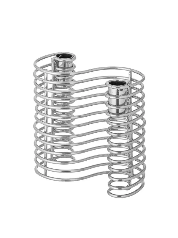 Bloomingville - Wavela Candle Holder - Silver