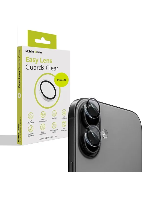 Mobile Origin Easy Lens Guards - clear - iPhone 17