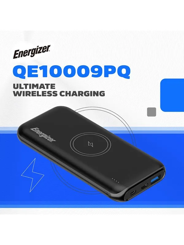Energizer Trådløs Powerbank - 15W - 20W USB-C PD