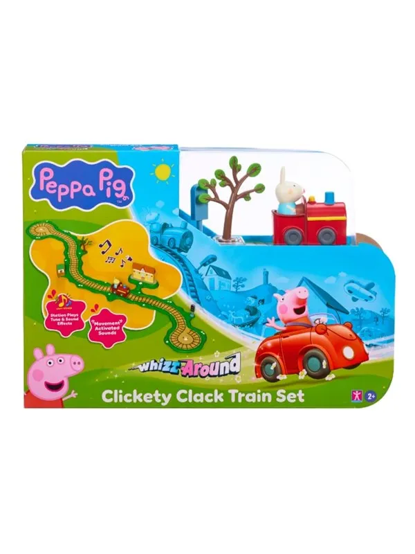 Peppa Pig PEPPA WHIZZ AROUND CLICKETY CLACK TRAIN