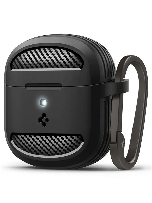 Spigen Rugged Armor - matte black - Google Pixel Buds 2a