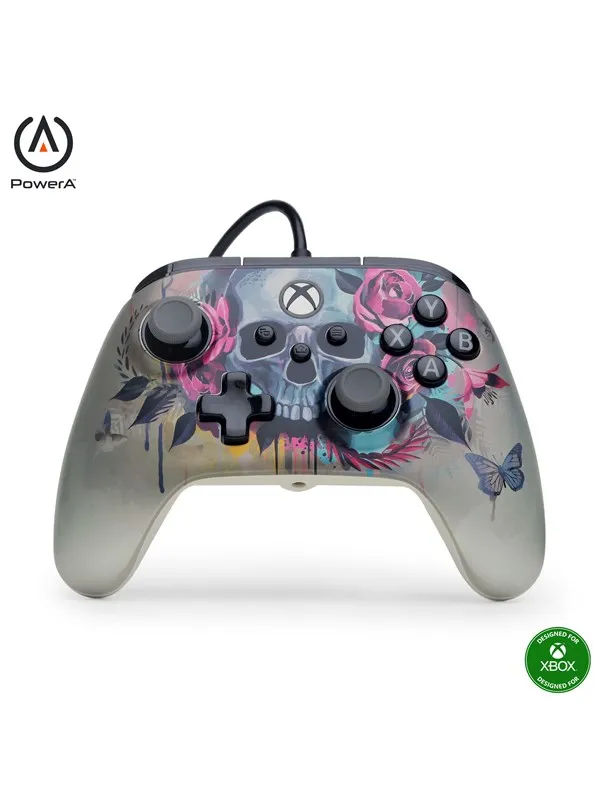 PowerA Advantage Plus kablet kontroller for Xbox Series X|S - Blomst og mørke