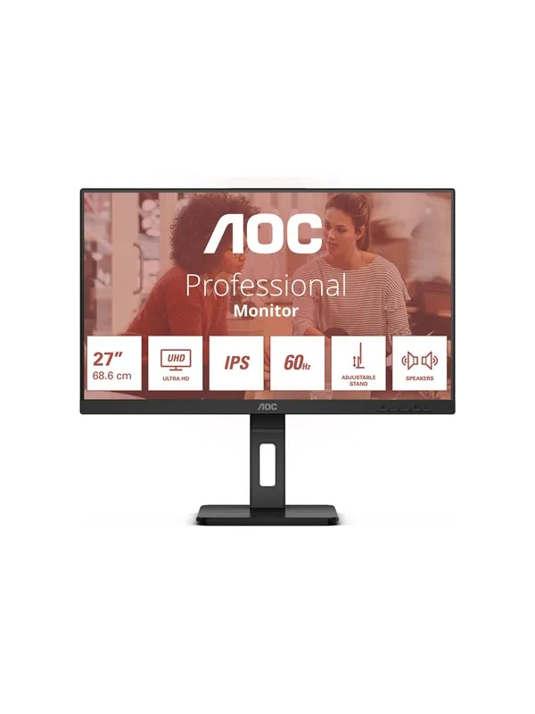27" AOC U27E3UF - 3840x2160 (4K) - 60Hz - IPS