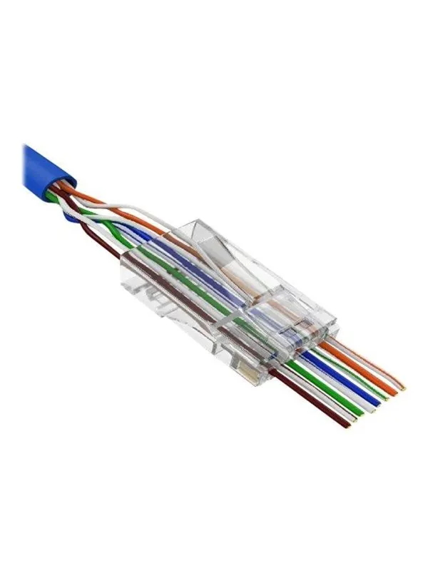 Lanberg network connector - Sølv