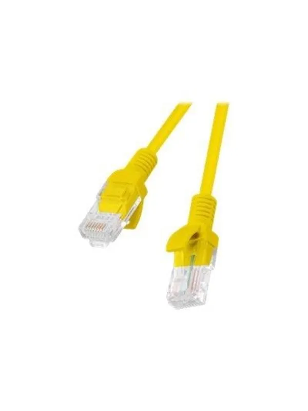 Lanberg patch cable - 25 cm - yellow RAL 1016 - Gul - 0.25m