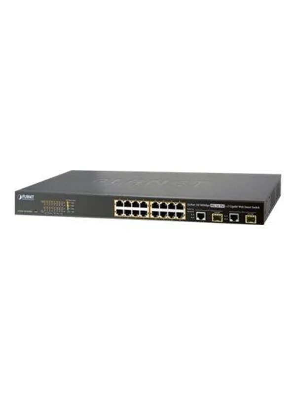 PLANET FGSW-1816HPS - switch - 16 ports - Managed