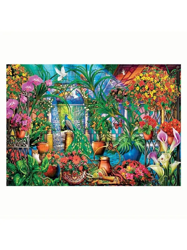 Clementoni Jigsaw Puzzle Artworks The Greenhouse Caretakers 500pcs. Gulv