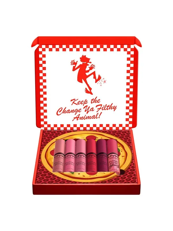 Nyx Professional Makeup Butter Gloss Pizza Box Makeup Gift Box