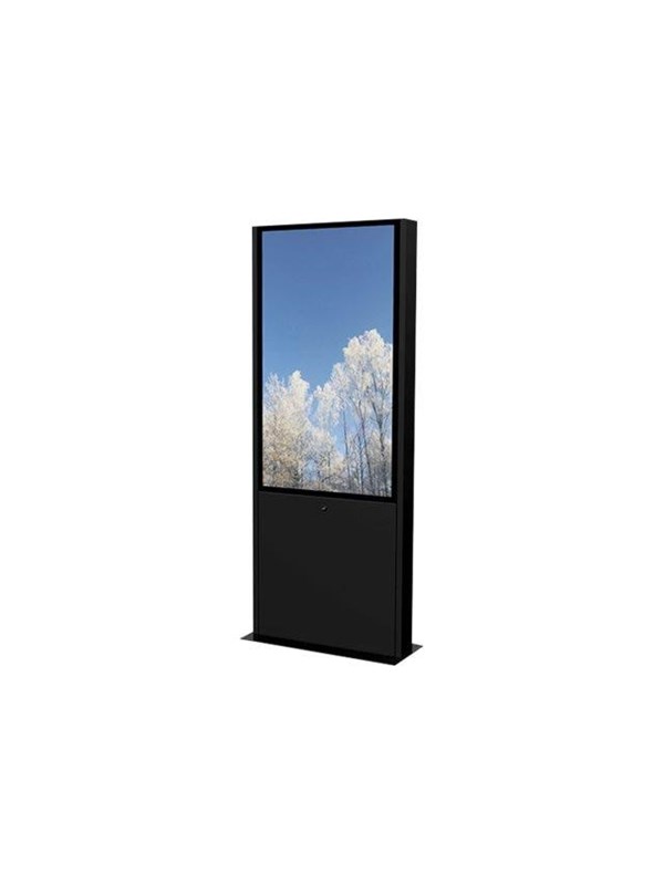 HI-ND Outdoor Totem 55" - stand - for LED display - black - Max - recommended for 55"