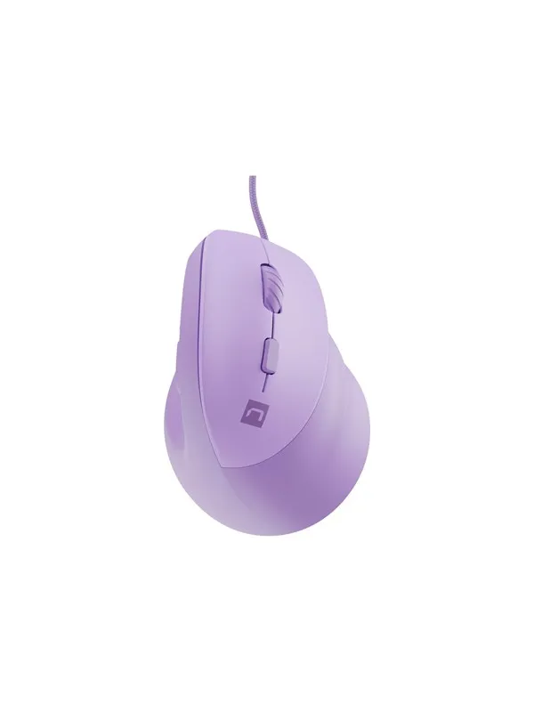 Natec CRAKE 2 PRO - vertical mouse - USB - purple - Vertical mouse - Optisk - 6 - Lilla