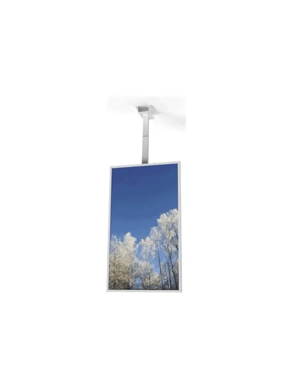 HI-ND mounting kit - portrait - for digital signage LCD panel - white - Max - recommended for 55"