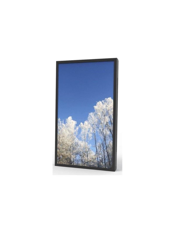 HI-ND enclosure - landscape/portrait - for flat panel - outdoor - black - Max - recommended for 55"
