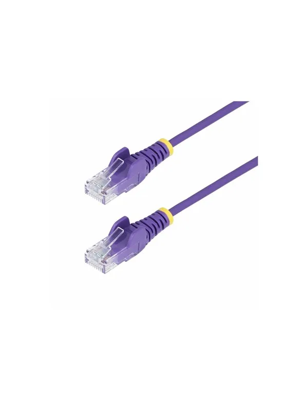 StarTech.com 1.5m Purple Slim CAT6 Ethernet Cable Snagless 28AWG LSZH - patch cable - 1.5 m - purple - Purpur - 1m