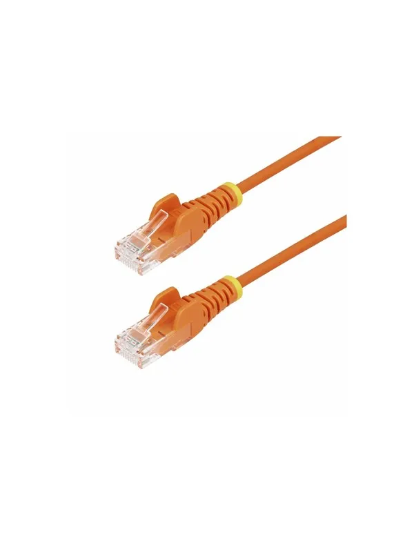 StarTech.com 1m Orange Slim CAT6 Ethernet Cable Snagless 28AWG LSZH - patch cable - 1 m - orange - Oransje - 1m