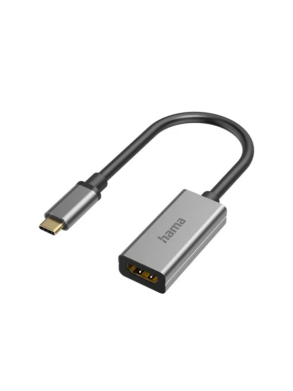 Hama Audio Adapter USB-C To HDMI Ultra-Hd 8K@60Hz Alu