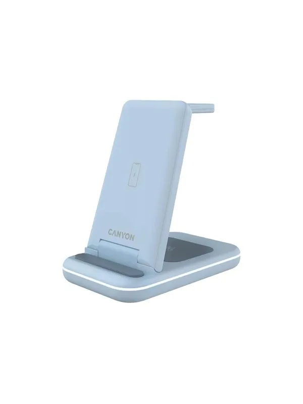 Canyon WS-304 wireless charging stand - 3-in-1 - 15 Watt