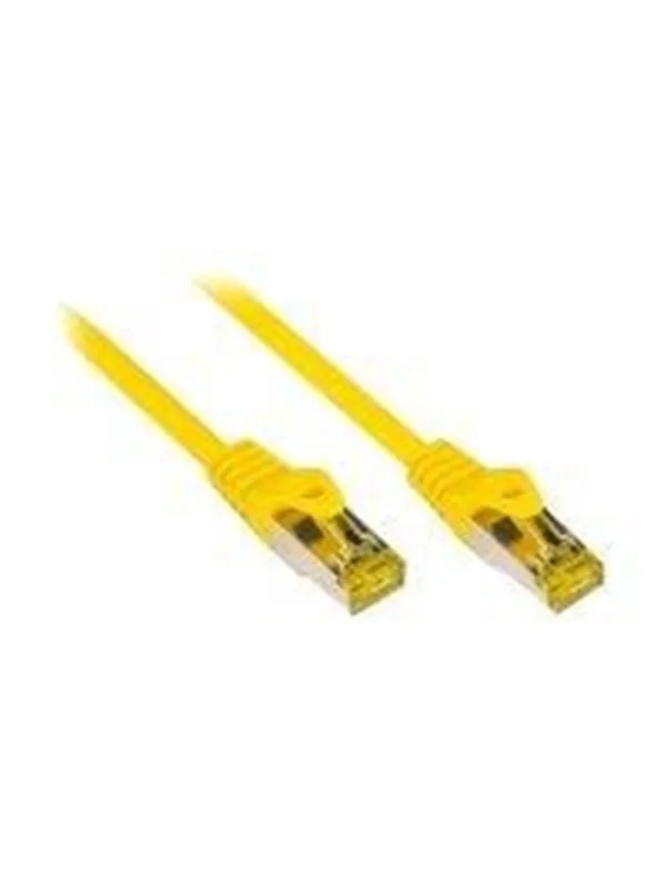 Alcasa electronik Good Connections patch cable - 15 cm - yellow - Gul - 0.1m