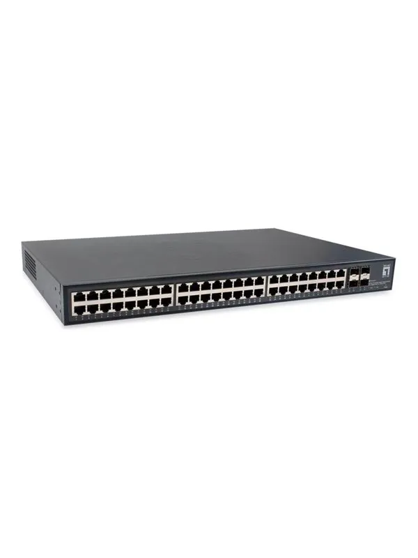 LevelOne GTU-5211 - switch - 52 ports - unmanaged - rack-mountable