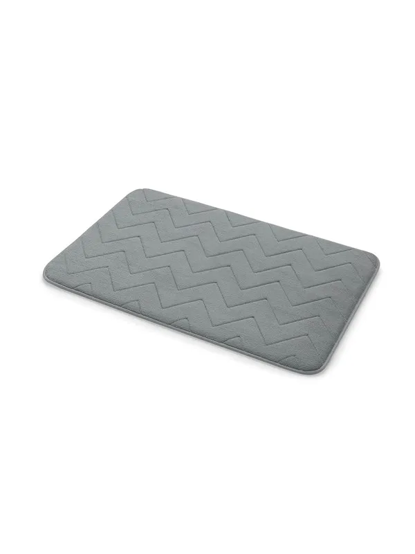 Gedy Mousse baderomsmatte - Memory foam - Grå 50x80 cm