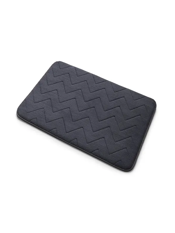 Gedy Mousse badrumsmatta - Memory foam - Antracitgrå 40x60 cm