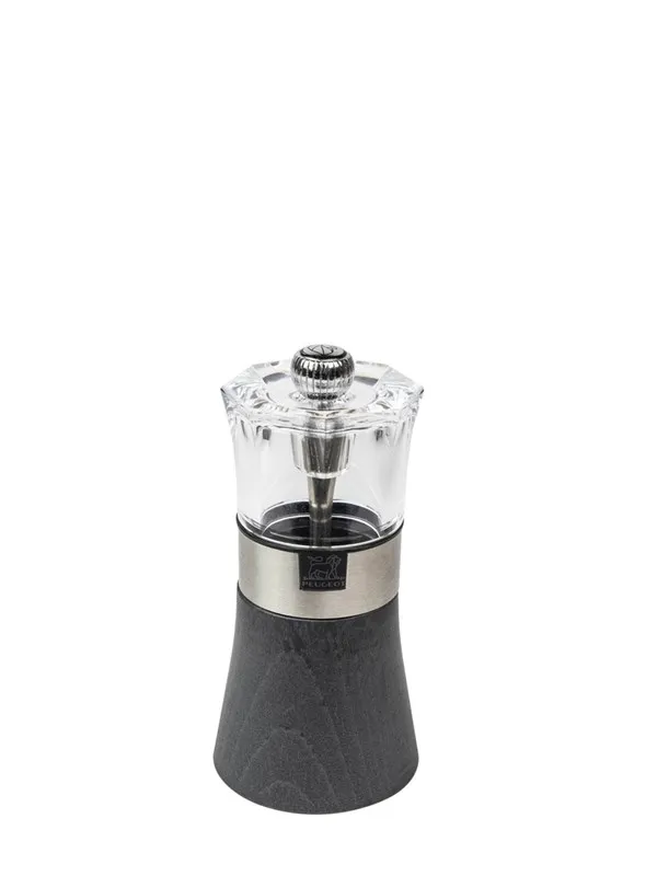 Peugeot Oslo Wooden pepper Grinder Graphite 12cm