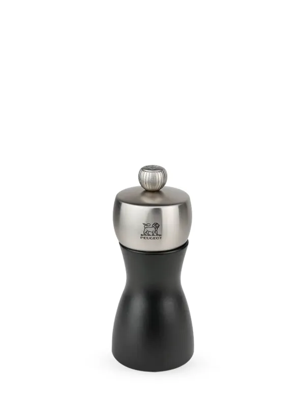 Peugeot Fiji pepper grinder wood/pcs. black mat 12cm