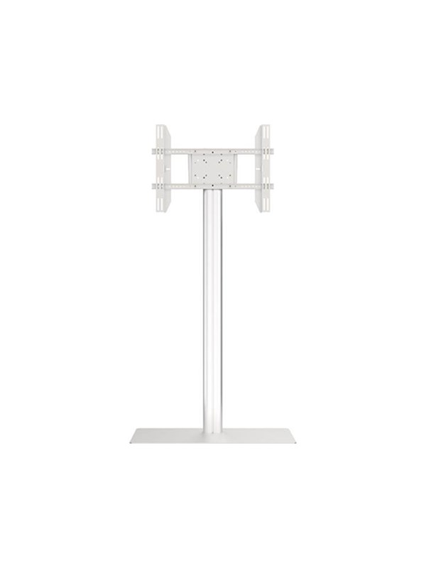 Multibrackets M Display Stand 180 Single Silver w. Floorbase - Max 50 kg - recommended for 63"