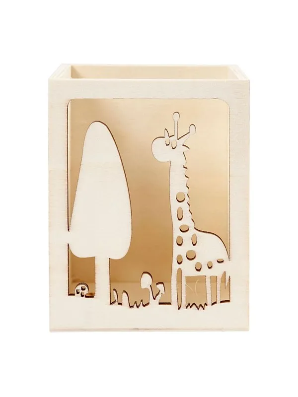 Creativ Company - Giraffe wooden pencil box