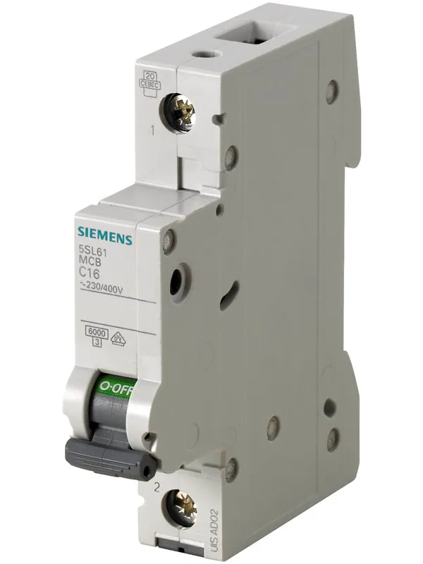 Siemens Circuit breaker 1-pole 6kA C25