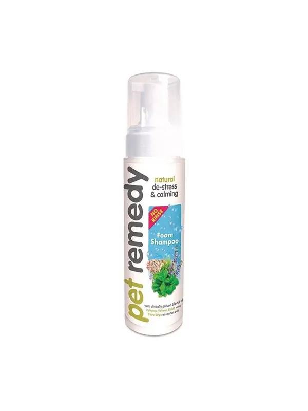 Pet Remedy NO RINSE FOAM Shampoo 200 ml.