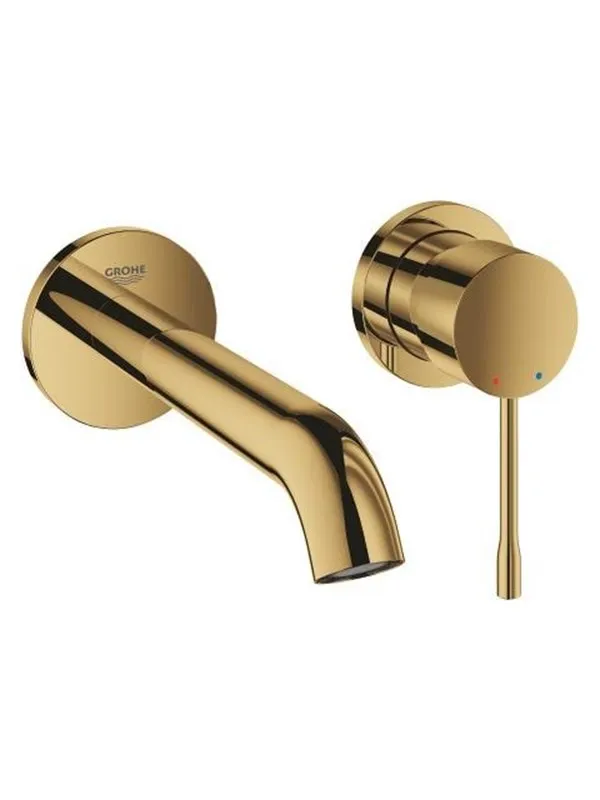 Grohe Essence 2-hole basin mixer M-Size Polished Cool Sunrise