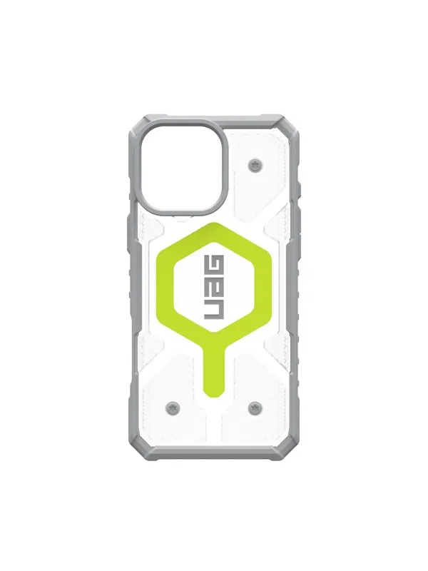 UAG Pathfinder Clear Magsafe Active Neon - iPhone 16 Pro Max