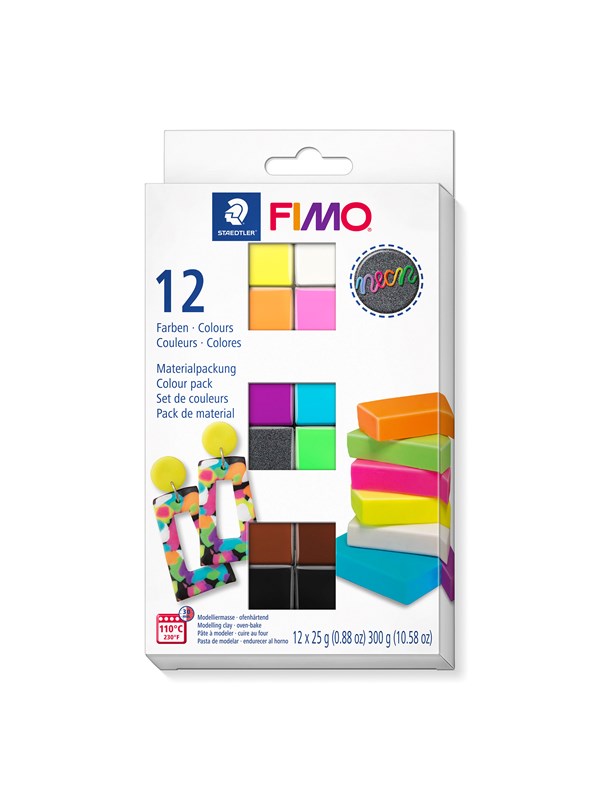 Staedtler Set Mod. clay FIMO effect neon MP