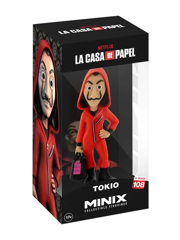 MINIX MONEY HEIST: Tokyo w/ Mask Figure 12 cm