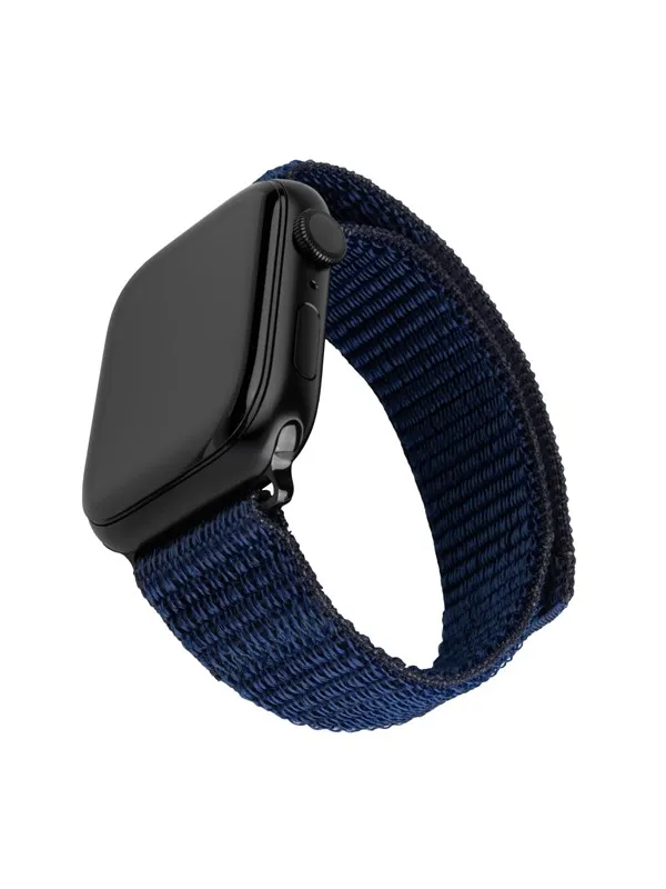 FIXED Nylon Strap for Apple Watch 42/44/45mm Dark Blue