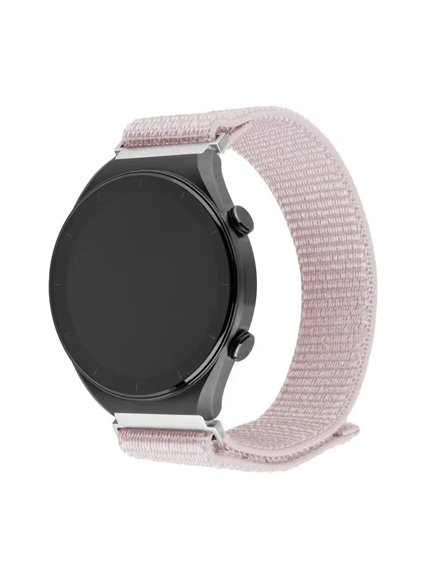 FIXED Nylon Strap for Smartwatch Univ. 20 mm Rose Gold