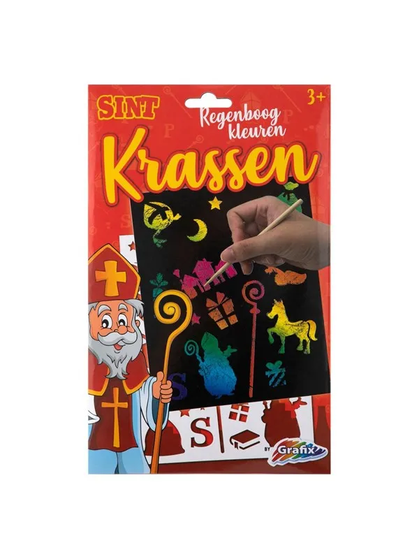 Grafix Sinterklaas Scratches Rainbow Colors